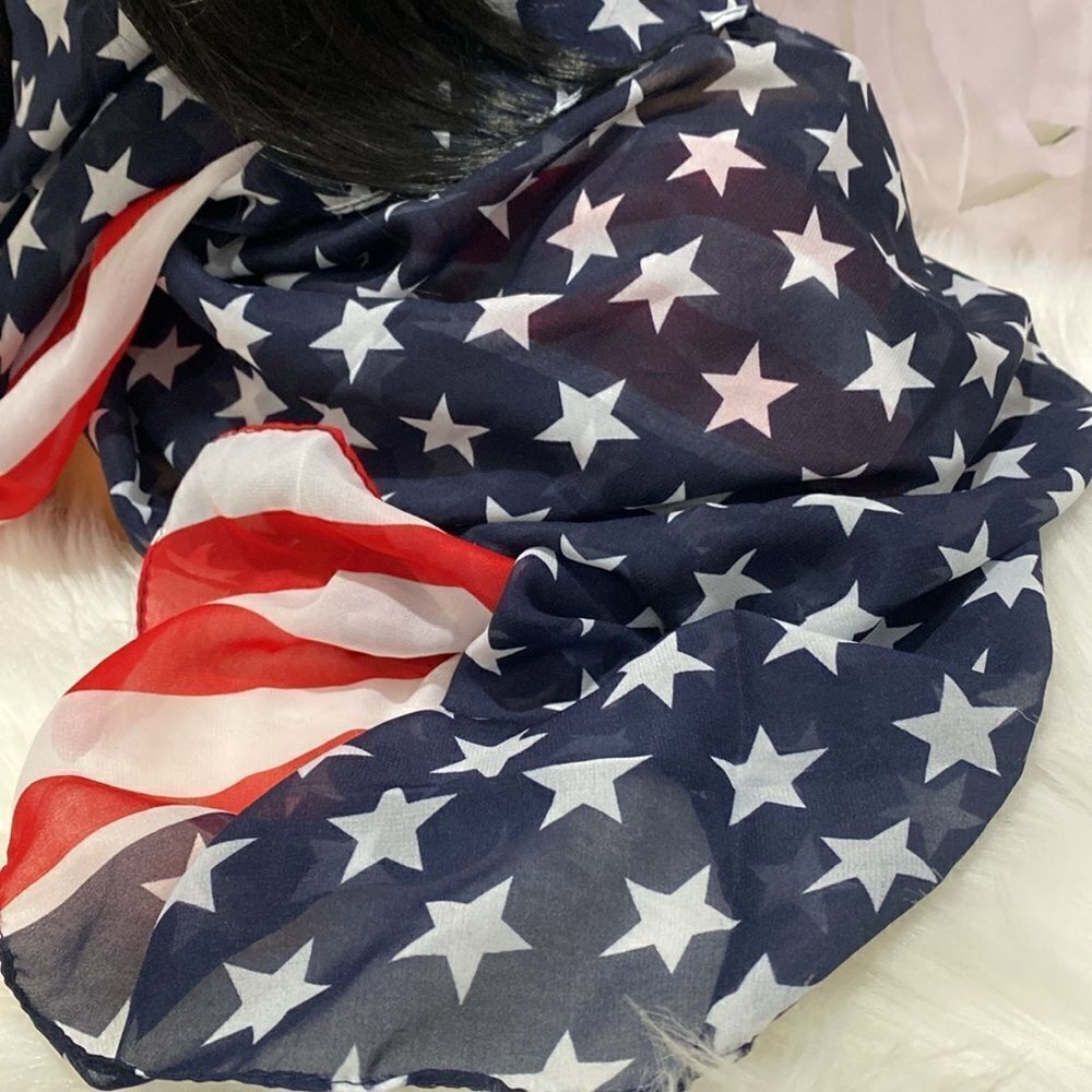 July 4th cap & scarf - Picture 2 of 6
